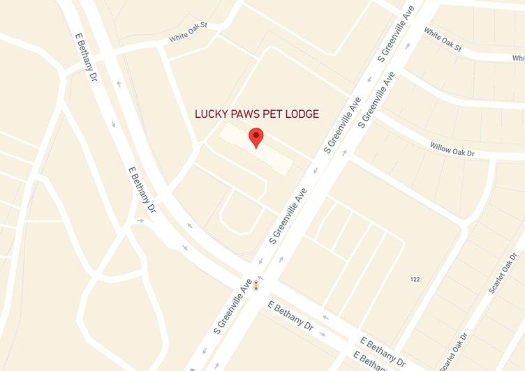 Lucky Paws Location